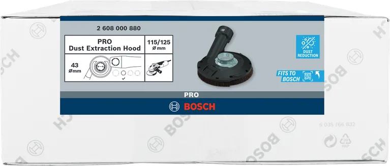 Bosch PRO putekļu nosūcēja pārsegs 115/125 mm.